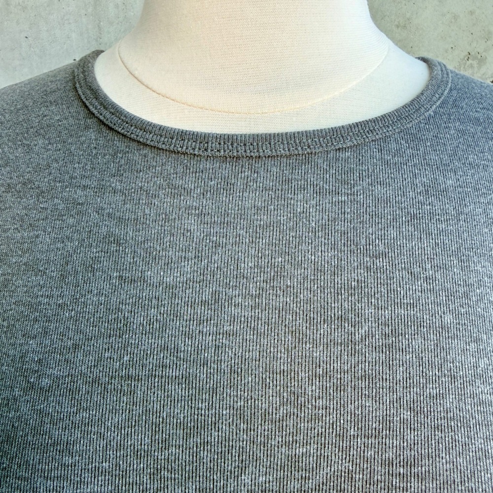 Vintage Women's Lauren Ralph Lauren XL Gray Long Sleeve Arm Cargo Pocket Tee - Picture 2 of 12